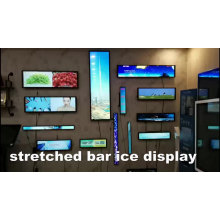 Custom  Ultra Wide Wall Mounted Stretched Bar Icd Display  Digital Signage and Displays Advertising Player Kiosk